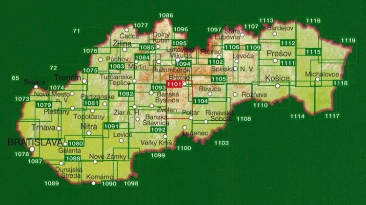 Polana mapa turystyczna 1101 wydawnictwa Shocart. Publikacje