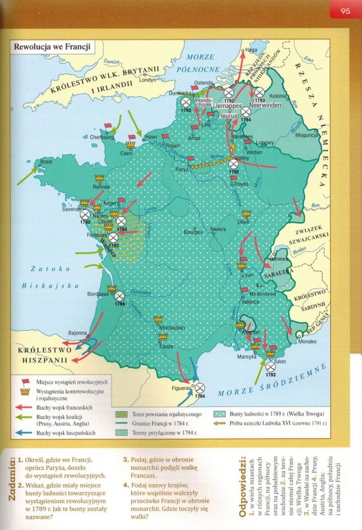 Atlas historyczny dla klas 5-8 szkoły podstawowej wydawnictwa Demart. Przykładowa strona 3