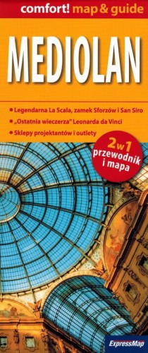 Mediolan. Laminowana mapa / Plan miasta + Miniprzewodnik wydawnictwa ExpressMap. Okładka