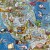 Świat Amazing World. Mapa ścienna dla dzieci. Fragment 1