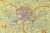 Niemcy 1:750 000. Mapa administracyjna z kodami pocztowymi w wersji do wpinania. Wydawnictwo: Stiefel. Fragment 1