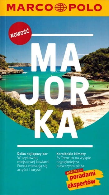 Majorka. Przewodnik z mapą w etui wydawnictwa Marco Polo. Okładka
