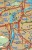 Praga. Kieszonkowa, laminowana mapa turystyczna wydawnictwa Galileos. Mapa przelotowa - fragment