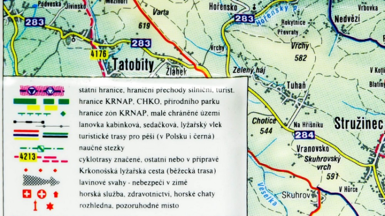 Karkonosze 1:66 666. Mapa plastyczna (trójwymiarowa). Fragment 9