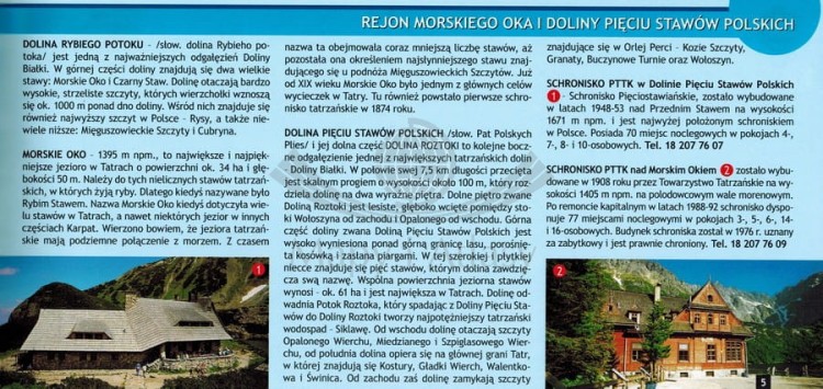 Panoramy widokowe Tatr Polskich. Przewodnik dla łowców krajobrazów wydawnictwa WiT. Opis regionu - przykładowa strona