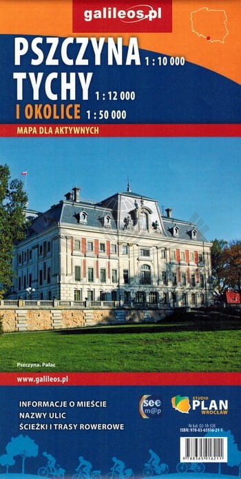 Tychy, Pszczyna i okolice. Mapa turystyczna dla aktywnych wydawnictwa Galileos. Okładka tył