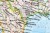 Ameryka Północna i Południowa 1:19 100 000. Mapa polityczna w ramie drewnianej.  Wydawnictwo: National Geographic. Fragment 3