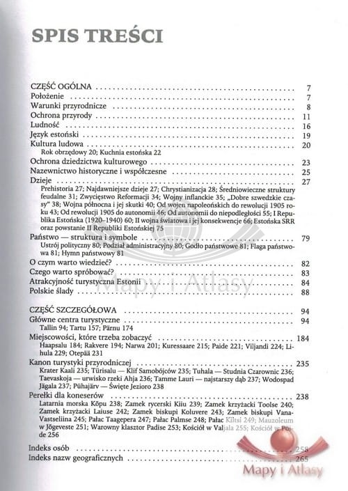 Estonia. Daleko, a jednak blisko. Przewodnik wydawnictwa Rewasz. Spis treści