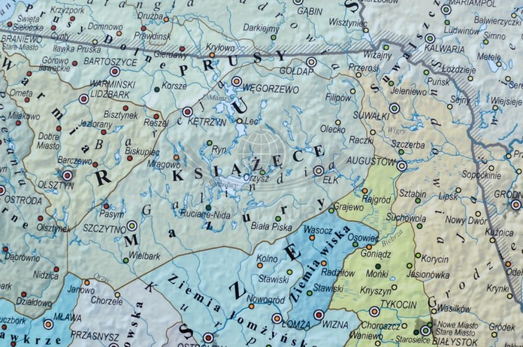 Polska. Regiony historyczne / Poczet królów i książąt polskich. Podkładka na biurko. Fragment 5