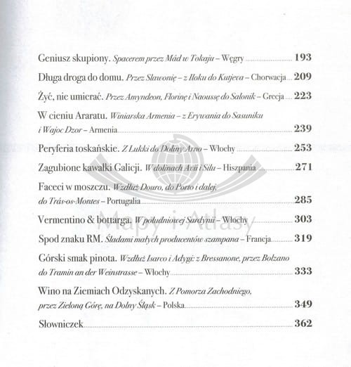 Europa na winnych szlakach. Od winnicy do winnicy. Przewodnik wydawnictwa Pascal. Spis treści 2