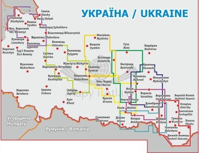 Świdowiec 1:50 000. Wodoodporna mapa turystyczna wydawnictwa ASSA. Zasięg