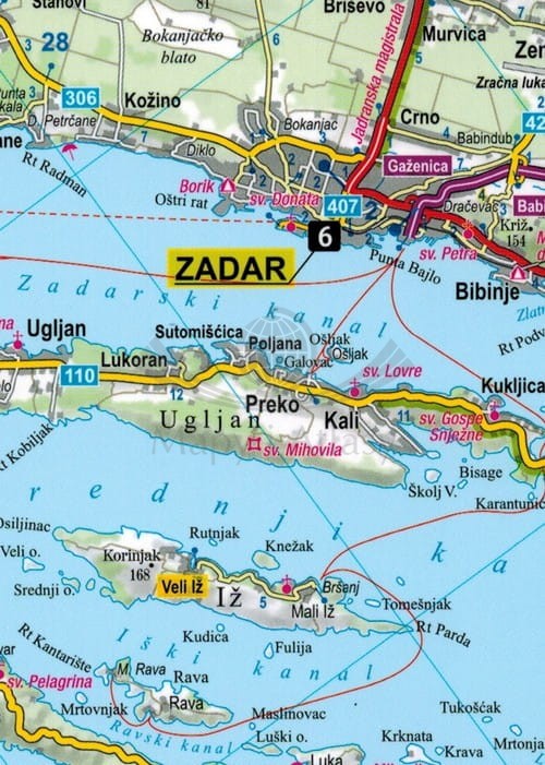 ChorwacjaWybrzeżePołudnioweMapGuideExpressMap_5.JPG