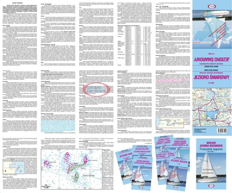 Jezioro Śniardwy 1:25 000. Wodoodporna mapa żeglarska. Strona 2