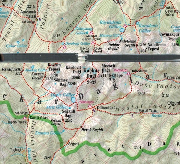 Turcja - najwyższe szczyty Mapa laminowana TerraQuest (6).JPG