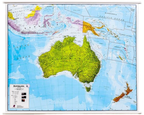 Australia 1:7 000 000. Mapa ścienna polityczna wydawnictwa Maps International