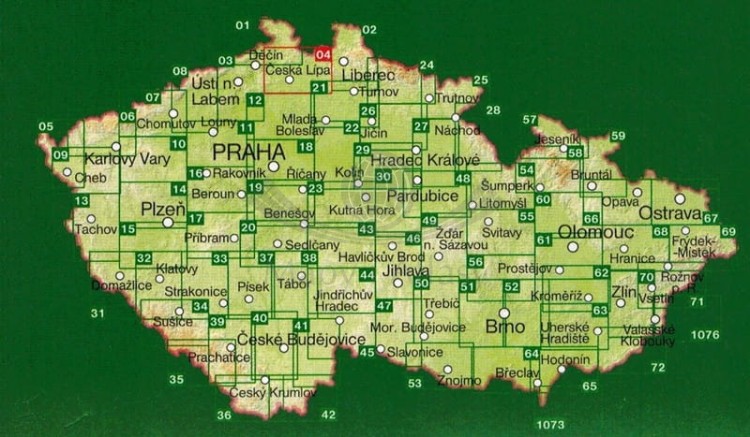 Góry Łużyckie / Luzicke Hory. Mapa turystyczna 04 wydawnictwa Shocart. Publikacje