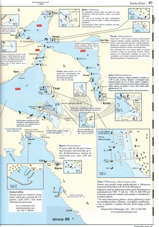 Chorwacja, Słowenia, Czarnogóra. 888 portów i zatok. Przewodnik żeglarski po Adriatyku. Przykładowa strona 4