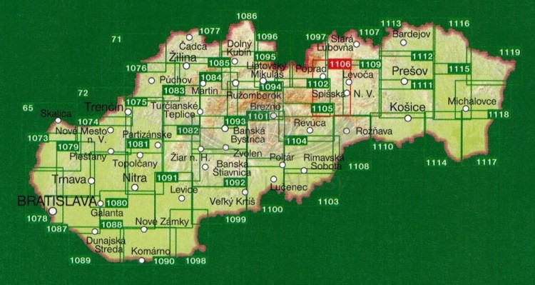 Słowacki Raj. Mapa turystyczna 1106 wydawnictwa Shocart. Pozostałe publikacje