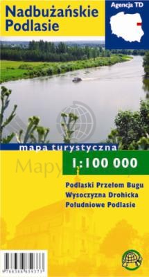 Nadbużańskie Podlasie 1:100 000. Mapa turystyczna wydawnictwa Agencja TD