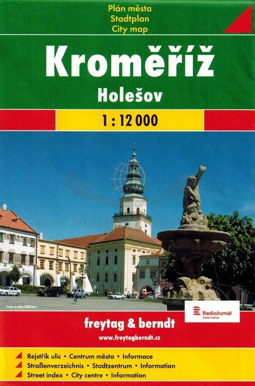 Kromieryż, Holesov 1:12 000. Mapa / Plan miasta. Freytag & Berndt