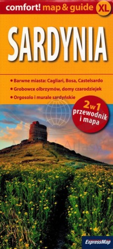 Sardynia. Laminowana mapa samochodowo-turystyczna + Miniprzewodnik wydawnictwa ExpressMap. Okładka