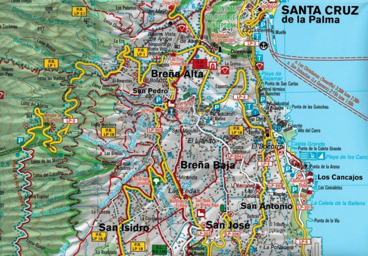 La Palma Mapa laminowana 232 Kompass 2018 (2).JPG