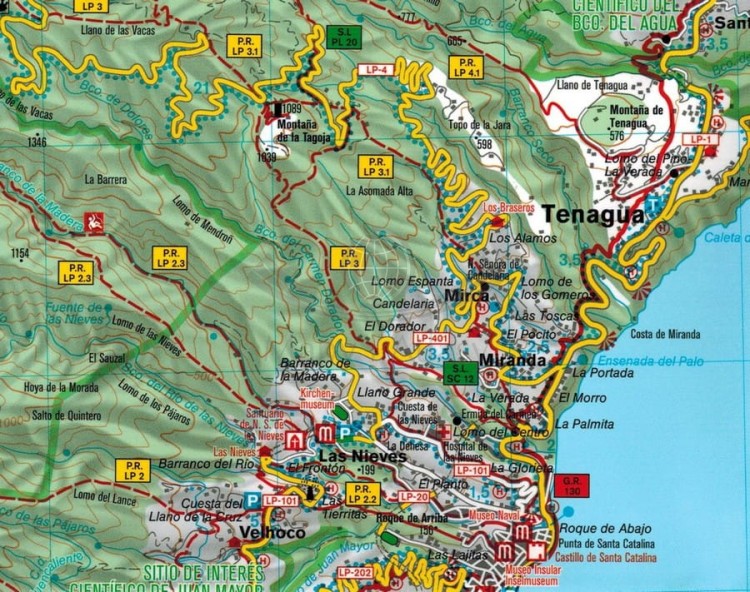 La Palma Mapa laminowana 232 Kompass 2018 (3).JPG