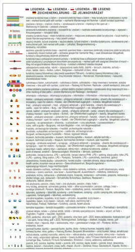 Ptasznik / Vtacnik mapa turystyczna wydawnictwa Shocart. Legenda 1
