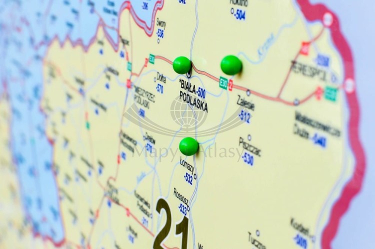 Znaczniki do map ściennych. Fluorescencyjne 54 sztuk (3).jpg