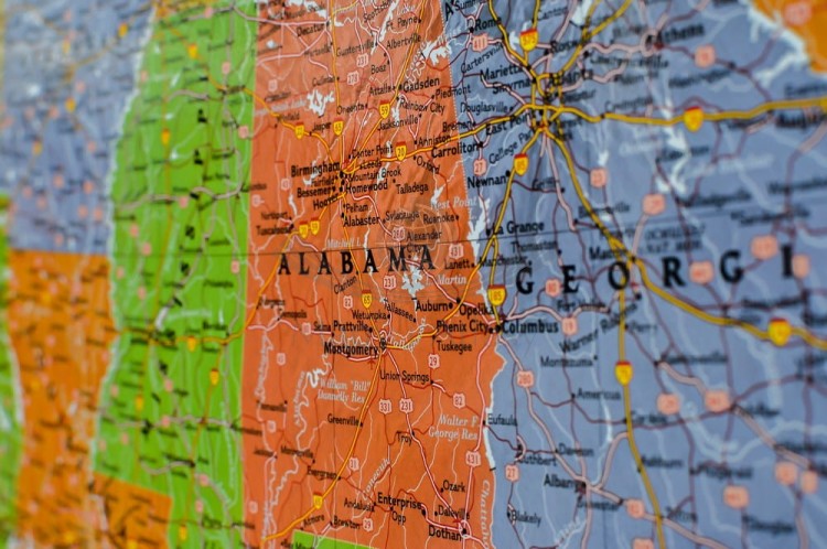 USA / Stany Zjednoczone 1:2 815 000. Mapa ścienna, ozdobna wydawnictwa National Geographic. Fragment 5