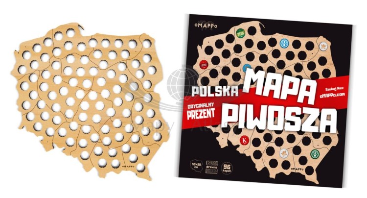 Polska mapa piwosza