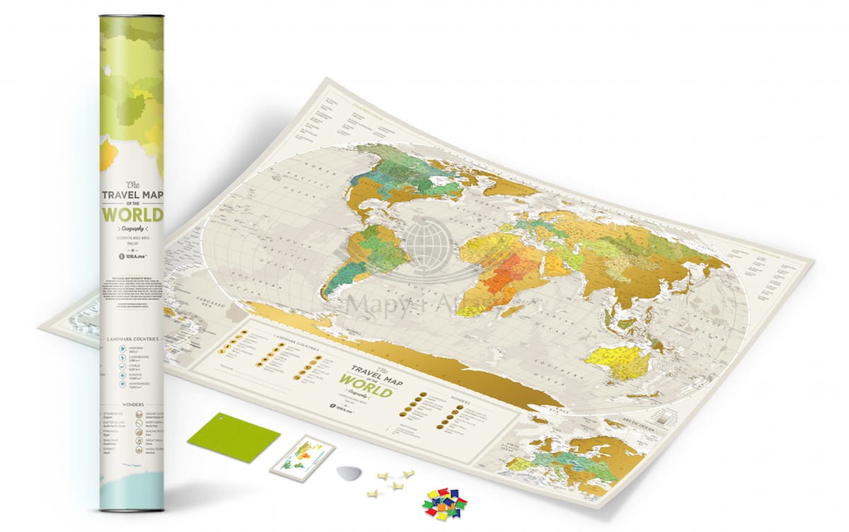 Świat. Mapa zdrapka Geography World