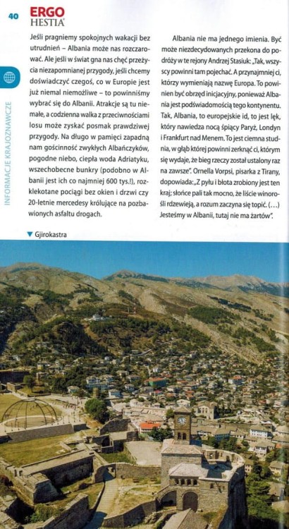 Albania Przewodnik travelbook Bezdroża przykładowa strona 2