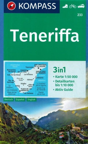 Teneryfa Mapa turystyczna 233 Kompass okładka