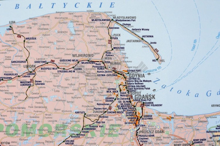 Polska kolejowa do wpinania Piętka fragment 1