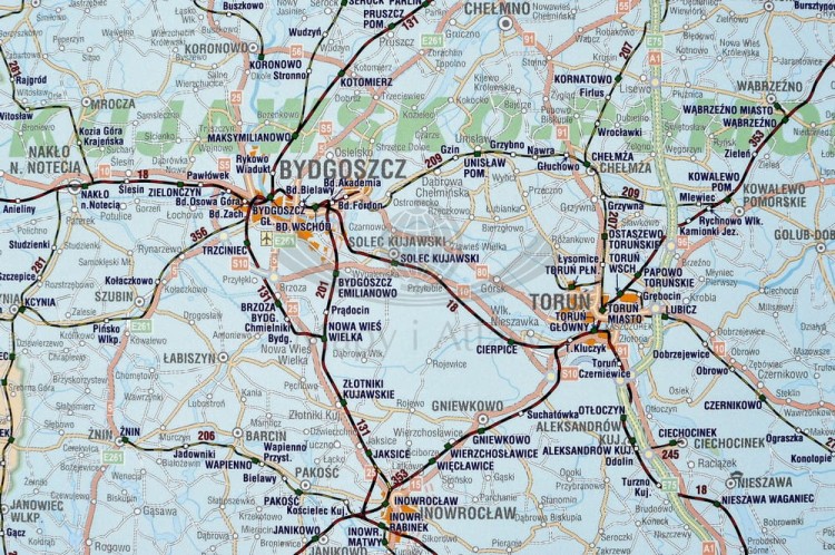 Polska kolejowa magnetyczna Piętka fragment 2