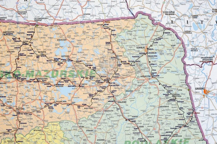 Polska kolejowa magnetyczna Piętka fragment 3