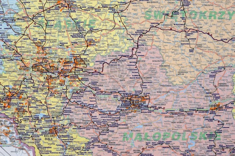 Polska kolejowa magnetyczna Piętka fragment 6