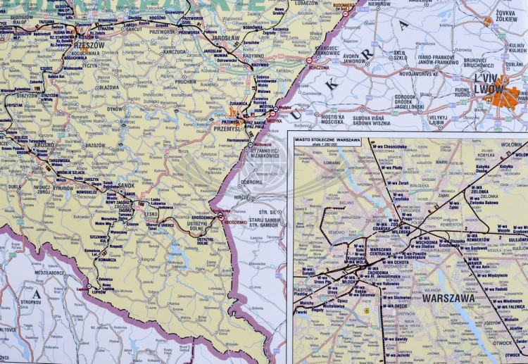 Polska kolejowa magnetyczna Piętka fragment 10