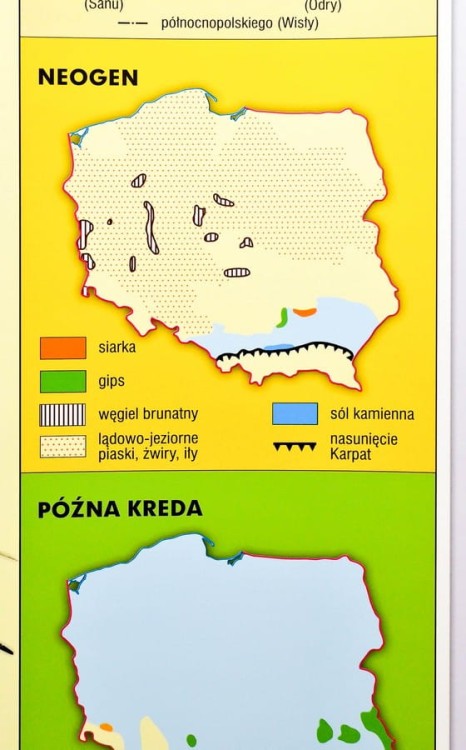 Dzieje Ziemi / Wędrówka płyt litosfery Plansza edukacyjna fragment 3