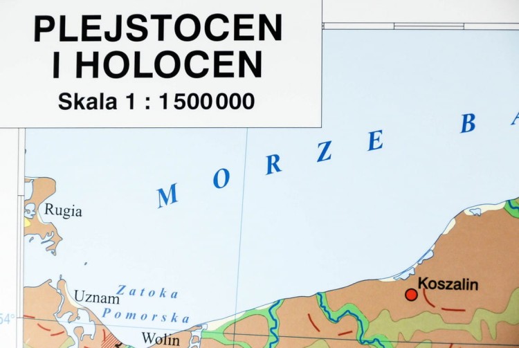 Polska - gleby mapa ścienna Nowa Era fragment 12