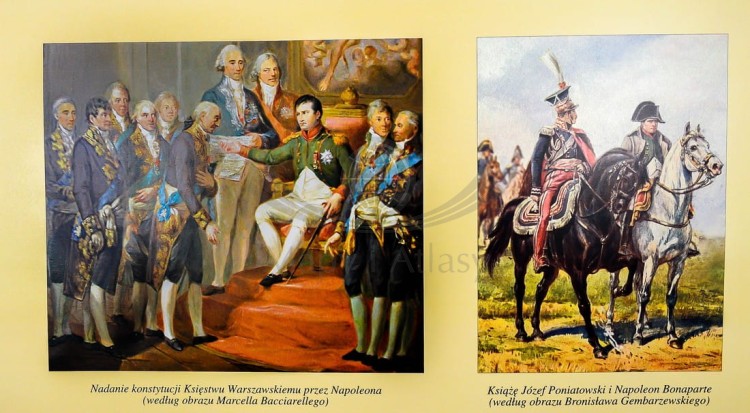 Księstwo Warszawskie / Powstanie listopadowe mapa ścienna Nowa Era fragment 7