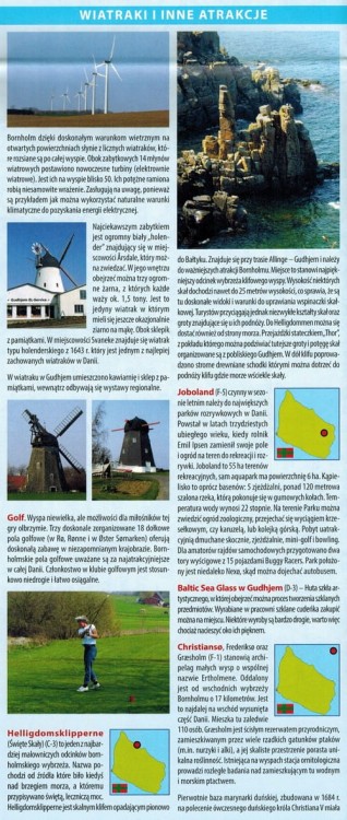 Bornholm Mapa turystyczna Galileos informator