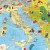 Europa Młodego Odkrywcy naklejka mapa ścienna dla dzieci ArtGlob fragment 3