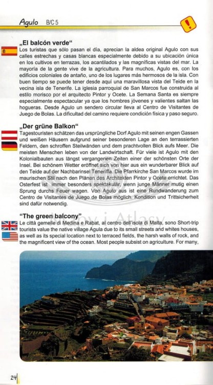 Gomera 1:35 000. Mapa samochodowo-turystyczna wydawnictwa Freytag & Berndt. Mini przewodnik - przykładowe strony