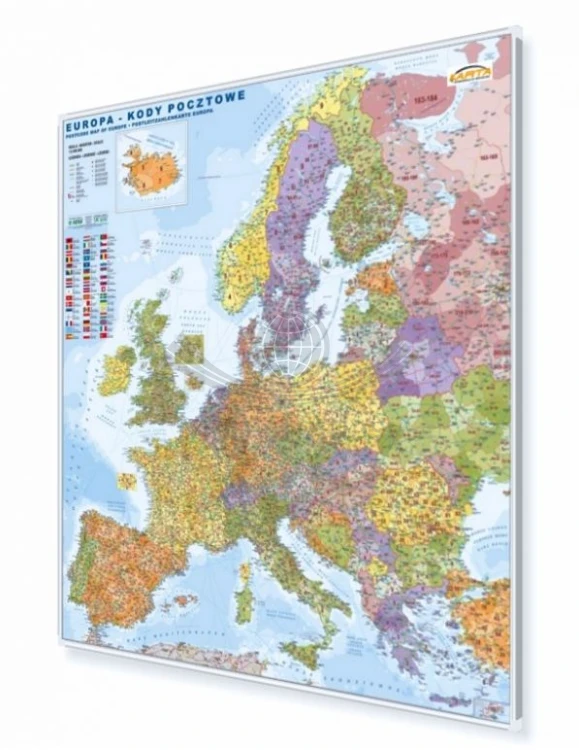 Europa kodowa 1:3 600 000 do wpinania Piętka