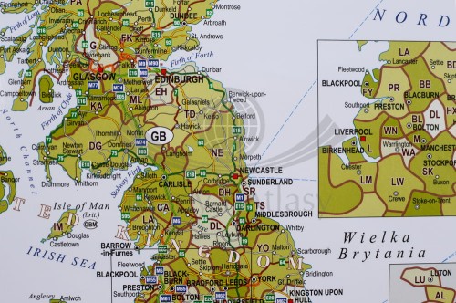 Europa kodowa 1:3 600 000 do wpinania Piętka fragment 1