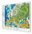Europa w obrazkach Mapa dla dzieci magnetyczna Piętka