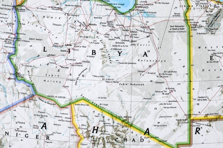 Kraje Basenu Morza Śródziemnego Mapa do wpinania NG fragment 7