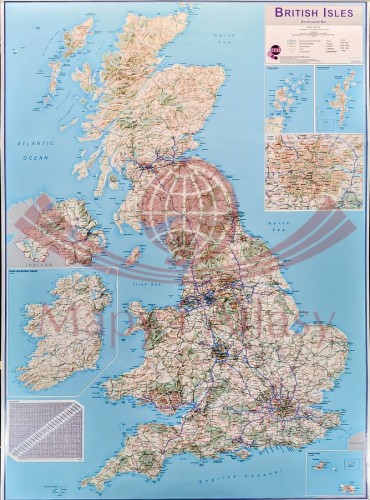 Wielka Brytania. Mapa ścienna drogowa wydawnictwa Maps International